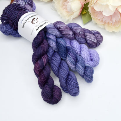 Mini Skein Set - Purple Horizon| Mini Skeins | Sally Ridgway | Shop Wool, Felt and Fibre Online