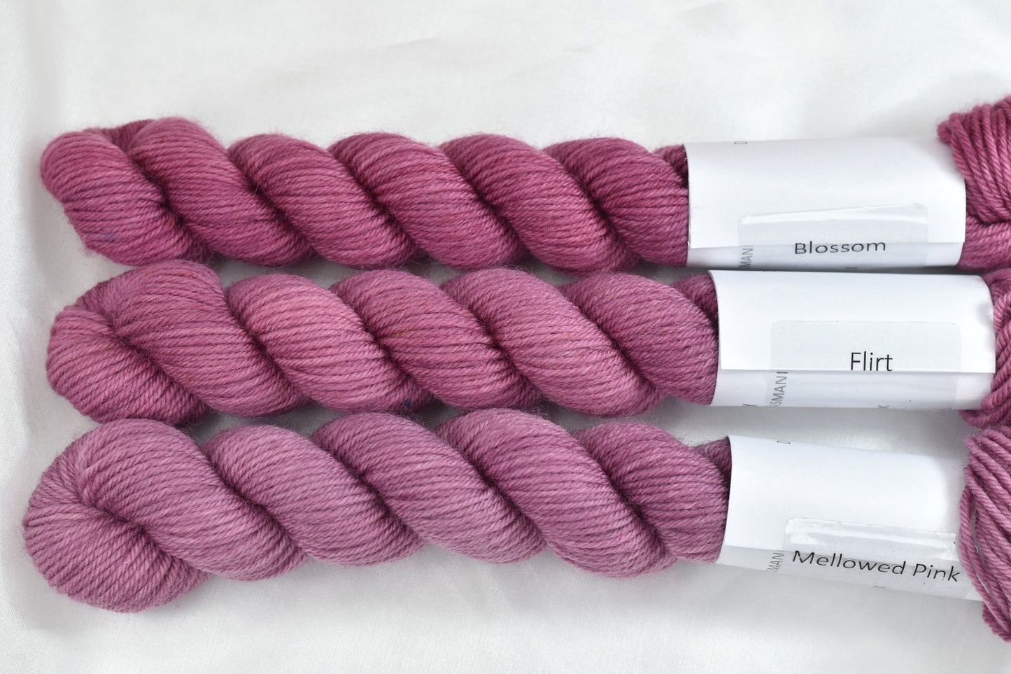 Mini Skeins 4 Ply Supreme Sock Yarn Mellowed Pink| 4 Ply Mini Skein | Sally Ridgway | Shop Wool, Felt and Fibre Online