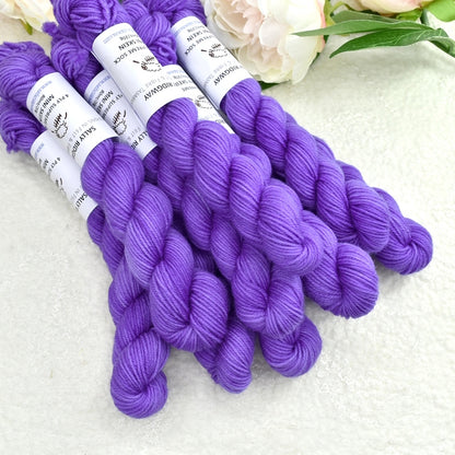Mini Skeins 4 Ply Supreme Sock Yarn in Iris| 4 Ply Mini Skein | Sally Ridgway | Shop Wool, Felt and Fibre Online