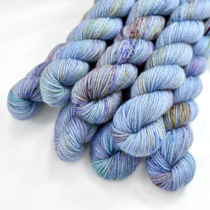 Mini Skeins 4 Ply Supreme Sock Yarn Moon Mist-4 Ply Mini Skein-1-Sally Ridgway Designs in Felt &amp; Fibre