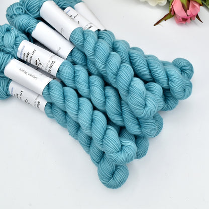 Mini Skeins 4 Ply Supreme Sock Yarn Ocean Wave| Mini Skeins | Sally Ridgway | Shop Wool, Felt and Fibre Online