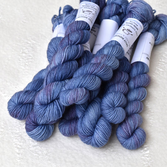 Mini Skeins 4 Ply Supreme Sock Yarn Regal Blue| Mini Skeins | Sally Ridgway | Shop Wool, Felt and Fibre Online