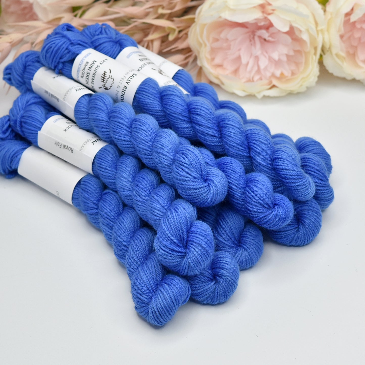 Mini Skeins 4 Ply Supreme Sock Yarn Royal Fair| Mini Skeins | Sally Ridgway | Shop Wool, Felt and Fibre Online