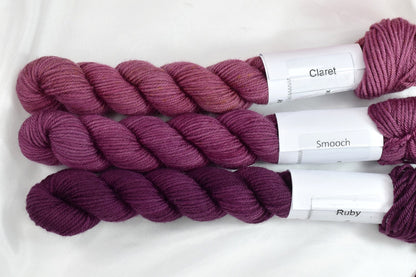 Mini Skeins 4 Ply Supreme Sock Yarn Smooch| 4 Ply Mini Skein | Sally Ridgway | Shop Wool, Felt and Fibre Online
