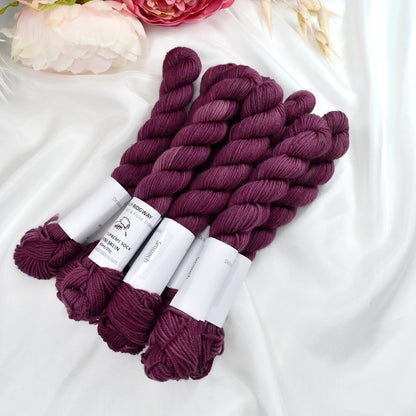 Mini Skeins 4 Ply Supreme Sock Yarn Smooch| 4 Ply Mini Skein | Sally Ridgway | Shop Wool, Felt and Fibre Online