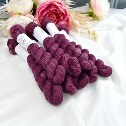 Mini Skeins 4 Ply Supreme Sock Yarn Smooch| 4 Ply Mini Skein | Sally Ridgway | Shop Wool, Felt and Fibre Online