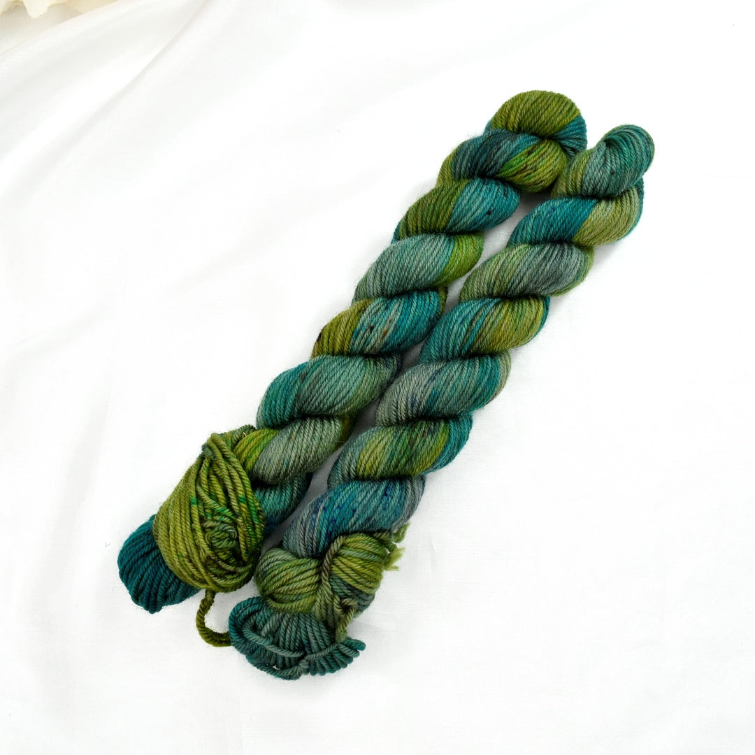 Mini Skeins 4 Ply Supreme Sock Yarn Sprout-4 Ply Mini Skein-1-Sally Ridgway Designs in Felt &amp; Fibre