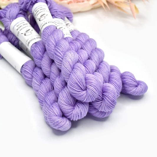 Mini Skeins 4 Ply Supreme Sock Yarn Wisteria| 4 Ply Mini Skein | Sally Ridgway | Shop Wool, Felt and Fibre Online