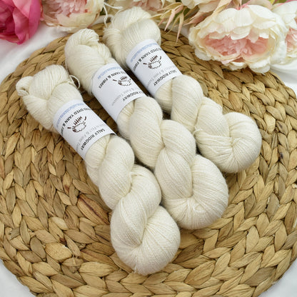 Mink Alpaca Silk Lace Undyed| Undyed Yarn | Sally Ridgway | Shop Wool, Felt and Fibre Online