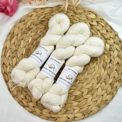 Mink Alpaca Silk Lace Undyed| Undyed Yarn | Sally Ridgway | Shop Wool, Felt and Fibre Online