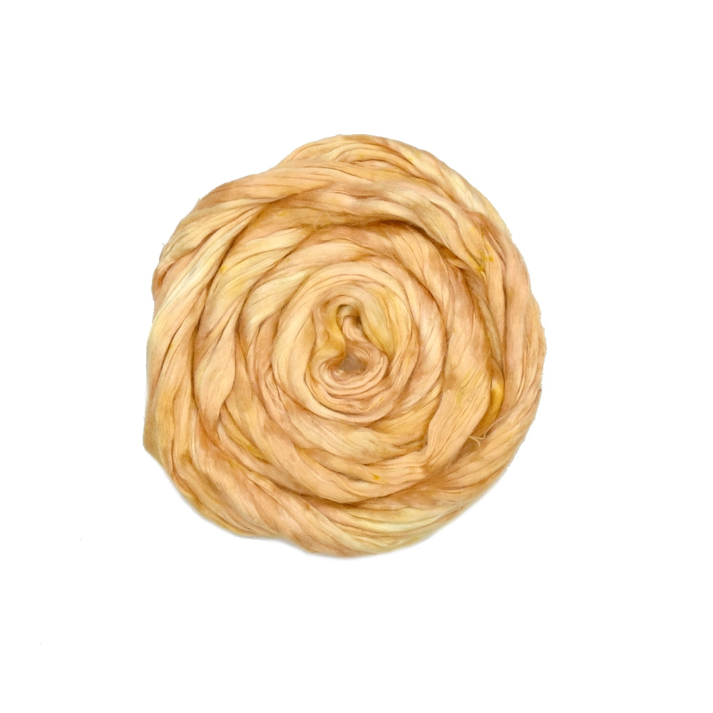 Hand Dyed Mulberry Silk Roving for Spinning and Felting | Sally Ridgway ...