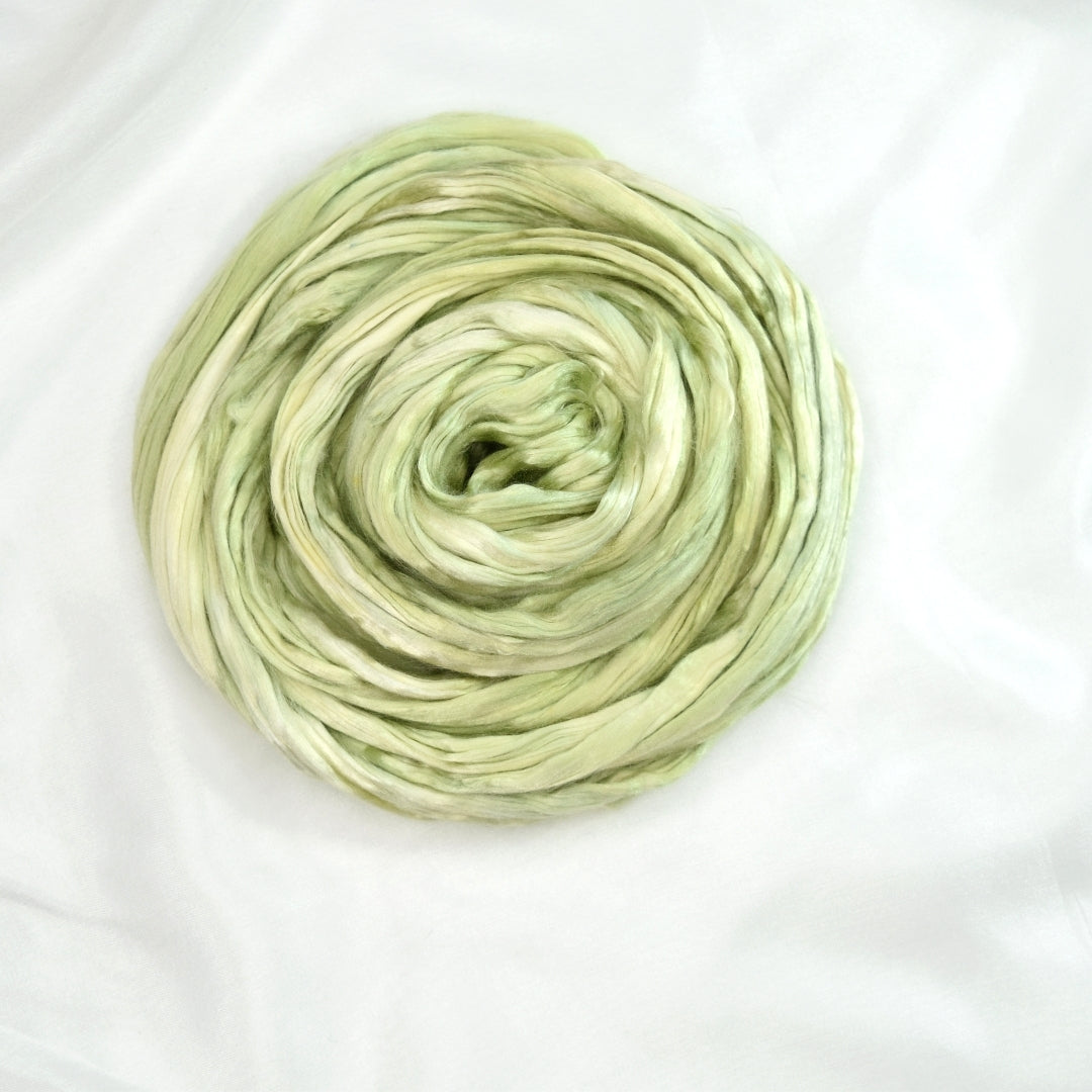 Hand Dyed Mulberry Silk Roving for Spinning and Felting | Shop Wool ...