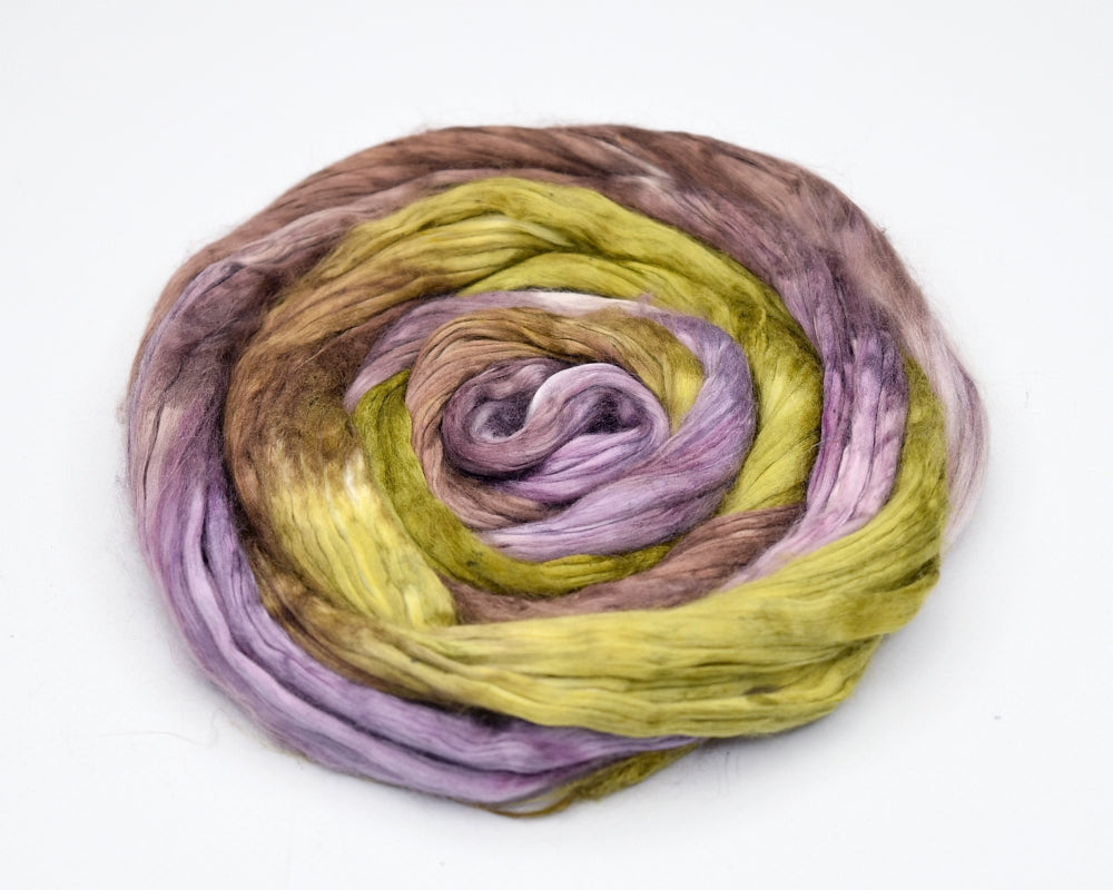 Hand Dyed Mulberry Silk Roving for Felting and Spinning | Sally Ridgway ...