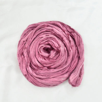 Mulberry Silk Roving Hand Dyed in Wild Blossom-Silk Roving/Sliver-1-20 Grams-Sally Ridgway Designs in Felt &amp; Fibre