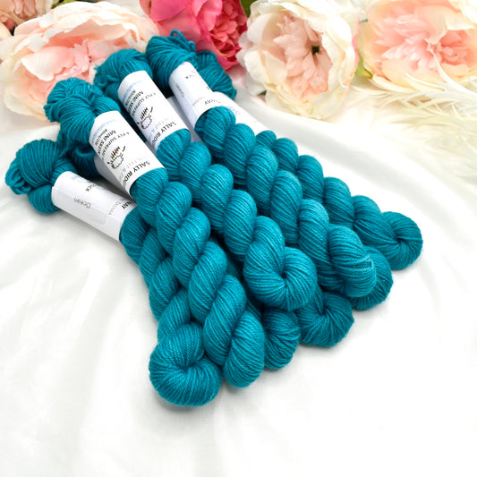 Mini Skeins 4 Ply Supreme Sock Yarn Ocean| 4 Ply Mini Skein | Sally Ridgway | Shop Wool, Felt and Fibre Online