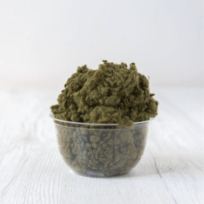 Olive DHG Merino Wool Nepps| Nepps | Sally Ridgway | Shop Wool, Felt and Fibre Online