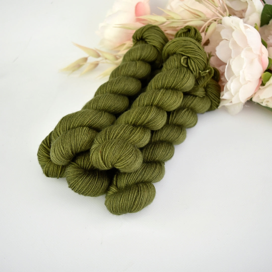 Oregano 50g Midi Half Skein| 4 Ply Midi Skeins | Sally Ridgway | Shop Wool, Felt and Fibre Online