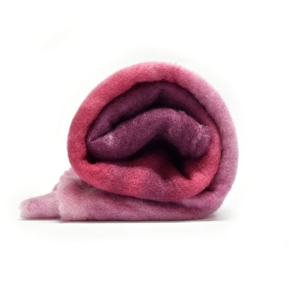 Hand Dyed Merino Wool Prefelt Pinot
