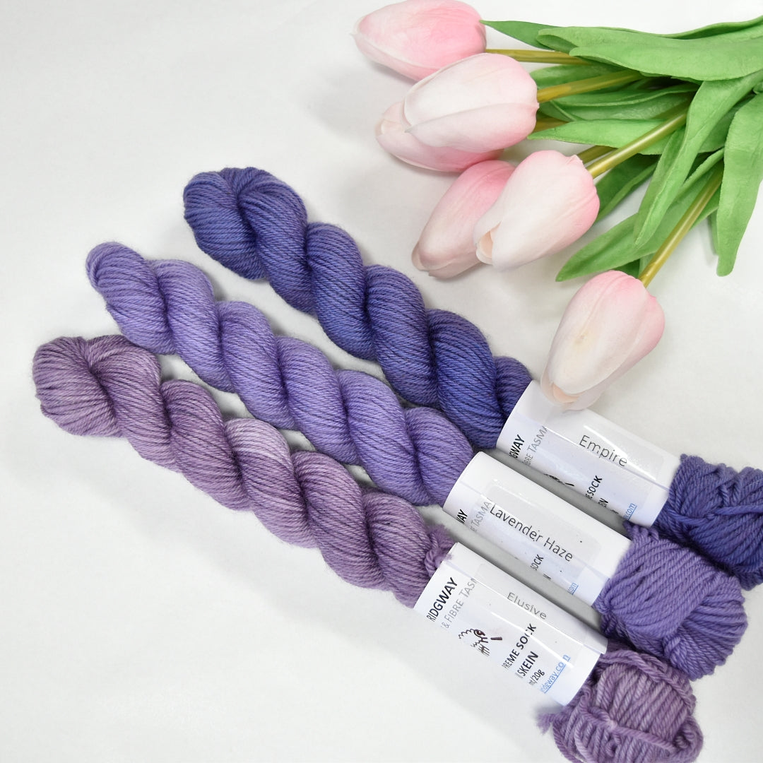 Lavender Haze Mini Skeins 4 Ply Supreme Sock Yarn