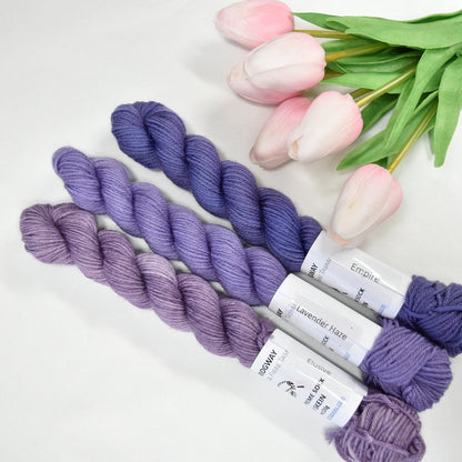 Lavender Haze Mini Skeins 4 Ply Supreme Sock Yarn