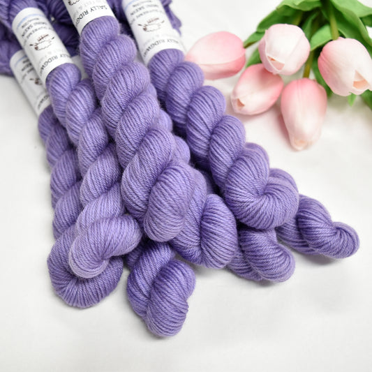 Lavender Haze Mini Skeins 4 Ply Supreme Sock Yarn| 4 Ply Mini Skein | Sally Ridgway | Shop Wool, Felt and Fibre Online
