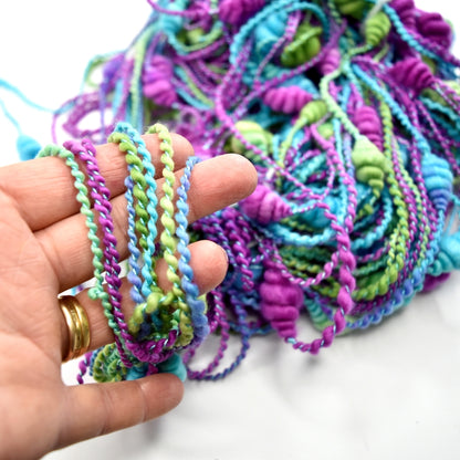 Rainbow Beehive Hand Spun Art Yarn-Hand Spun Yarn-2-59m / 100g-Sally Ridgway Designs in Felt &amp; Fibre