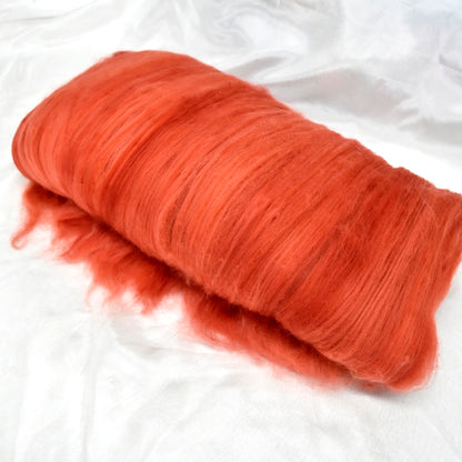 Tasmanian Merino Wool Carded Batts Hand Dyed Red Rock| Merino Wool Batts | Sally Ridgway | Shop Wool, Felt and Fibre Online