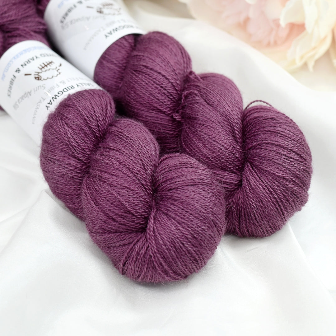Ruby Alpaca Silk Lace| Alpaca Silk Lace | Sally Ridgway | Shop Wool, Felt and Fibre Online