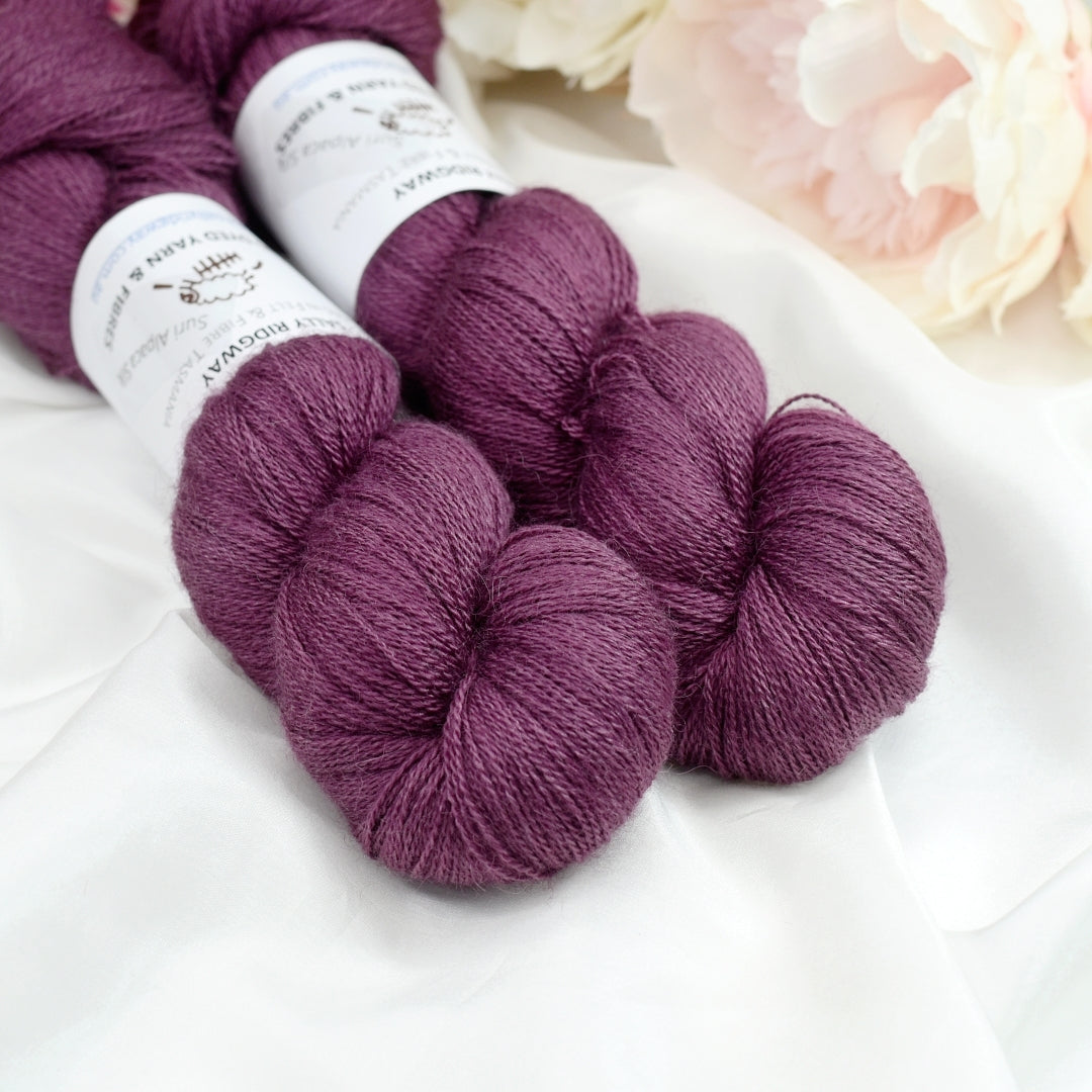 Ruby Alpaca Silk Lace| Alpaca Silk Lace | Sally Ridgway | Shop Wool, Felt and Fibre Online
