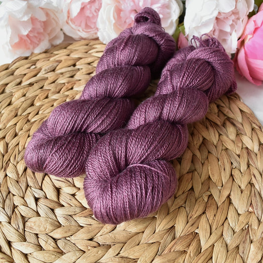 Ruby on Merino Silk Lace| Merino Silk Lace | Sally Ridgway | Shop Wool, Felt and Fibre Online