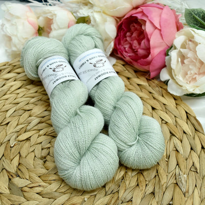 Sea Spray Alpaca Silk Lace| Alpaca Silk Lace | Sally Ridgway | Shop Wool, Felt and Fibre Online