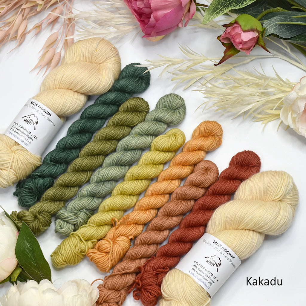 Secret Forest MKAL Yarn Kit Lisa Ross Sally Ridgway Designs Sally