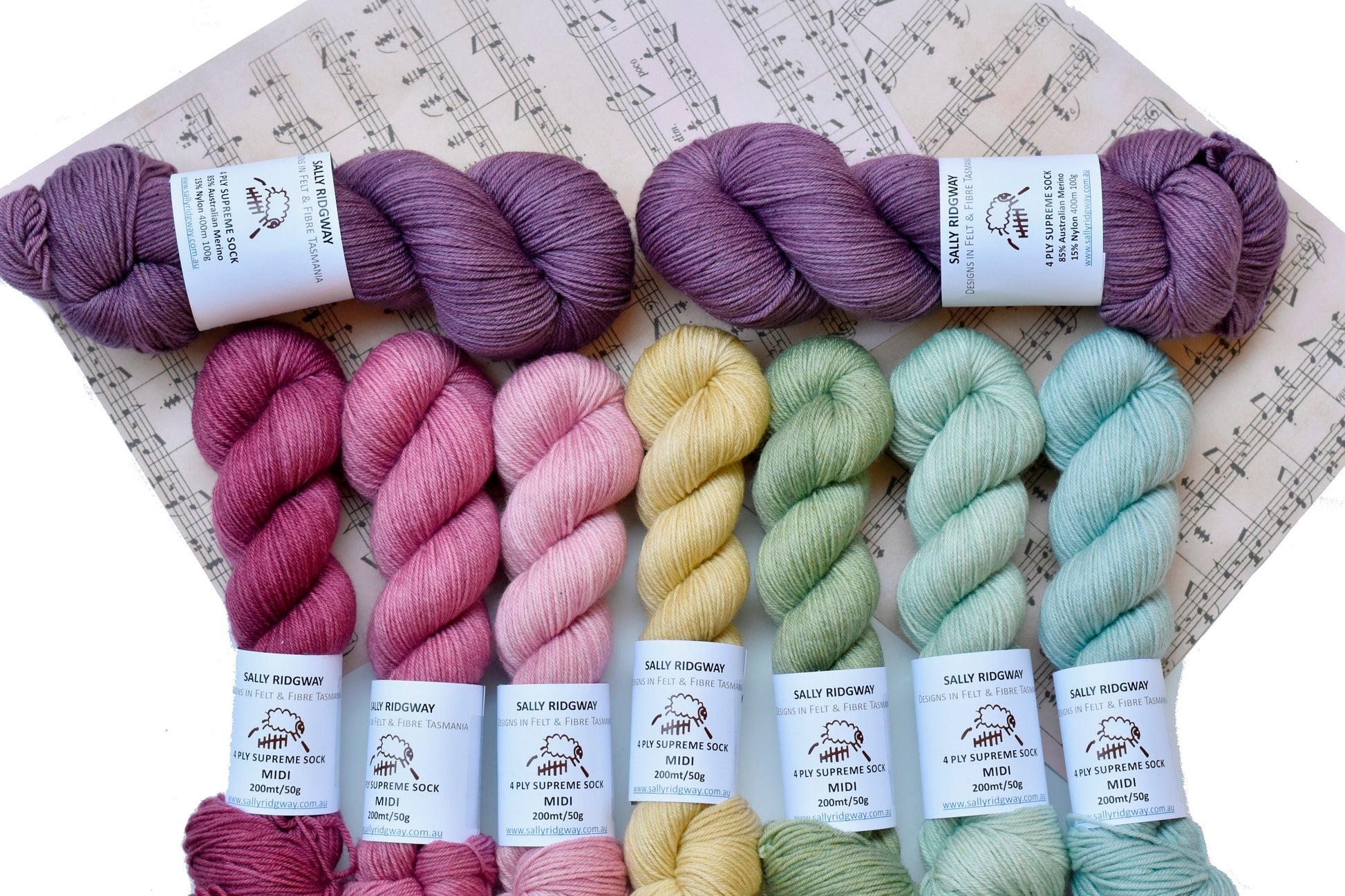 Sky Song MKAL 2026 Yarn Kit 2 - The Milky Way - Sally Ridgway Designs in Felt &amp; Fibre - Australia
