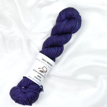 Space Angel 50g Midi Half Skein-4 Ply Midi Skeins-1-Sally Ridgway Designs in Felt &amp; Fibre