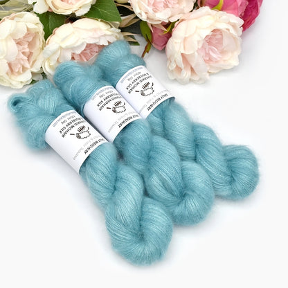 Superkid Mohair & Silk Hand Dyed Ocean Wave| Mohair Silk | Sally Ridgway | Shop Wool, Felt and Fibre Online