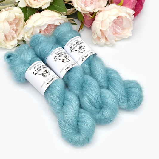 Superkid Mohair & Silk Hand Dyed Ocean Wave| Mohair Silk | Sally Ridgway | Shop Wool, Felt and Fibre Online