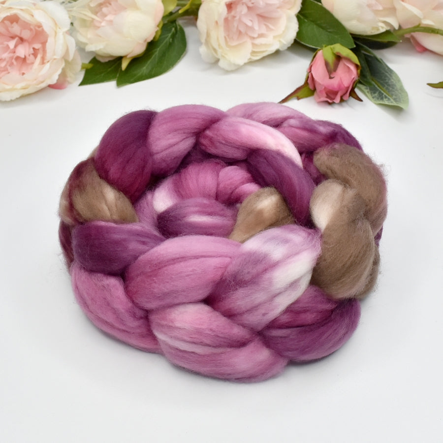 Superwash Tasmanian Merino Wool Top Magnolia Bloom| Superwash Merino Wool Tops | Sally Ridgway | Shop Wool, Felt and Fibre Online