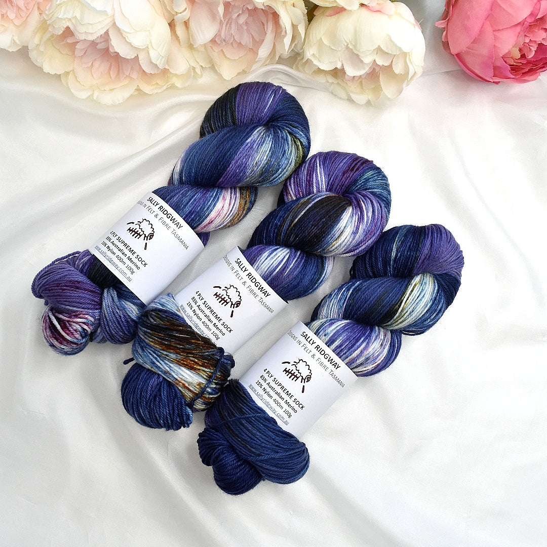 Synergy 4 ply Supreme Sock Yarn| Sock Yarn | Sally Ridgway | Shop Wool, Felt and Fibre Online