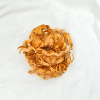 Tasmanian English Leicester Lamb Locks - Biscotti| English Leicester Wool Tops | Sally Ridgway | Shop Wool, Felt and Fibre Online