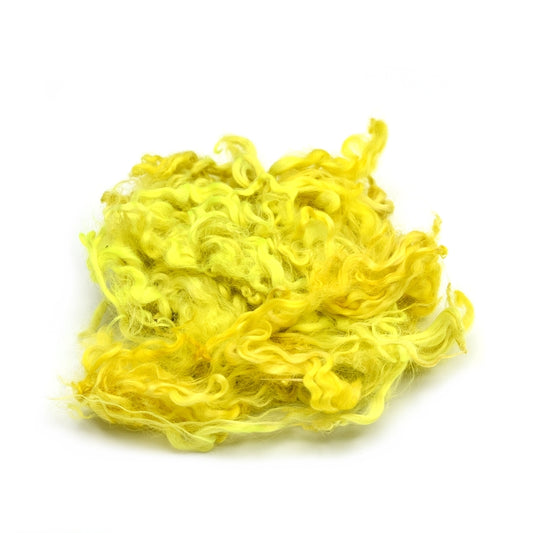 Tasmanian English Leicester Locks Lemon & Lime| English Leicester Wool Tops | Sally Ridgway | Shop Wool, Felt and Fibre Online