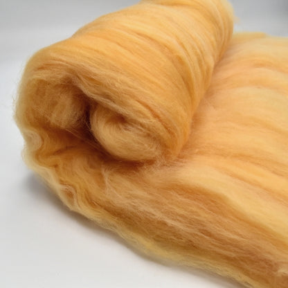 Tasmanian Merino Wool Carded Batts Hand Dyed Biscotti| Merino Wool Batts | Sally Ridgway | Shop Wool, Felt and Fibre Online