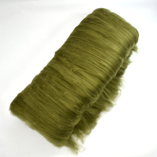 Tasmanian Merino Wool Carded Batts Hand Dyed Lichen Leaves| Merino Wool Batts | Sally Ridgway | Shop Wool, Felt and Fibre Online