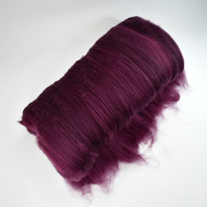 Tasmanian Merino Wool Carded Batts Hand Dyed Ruby| Merino Wool Batts | Sally Ridgway | Shop Wool, Felt and Fibre Online