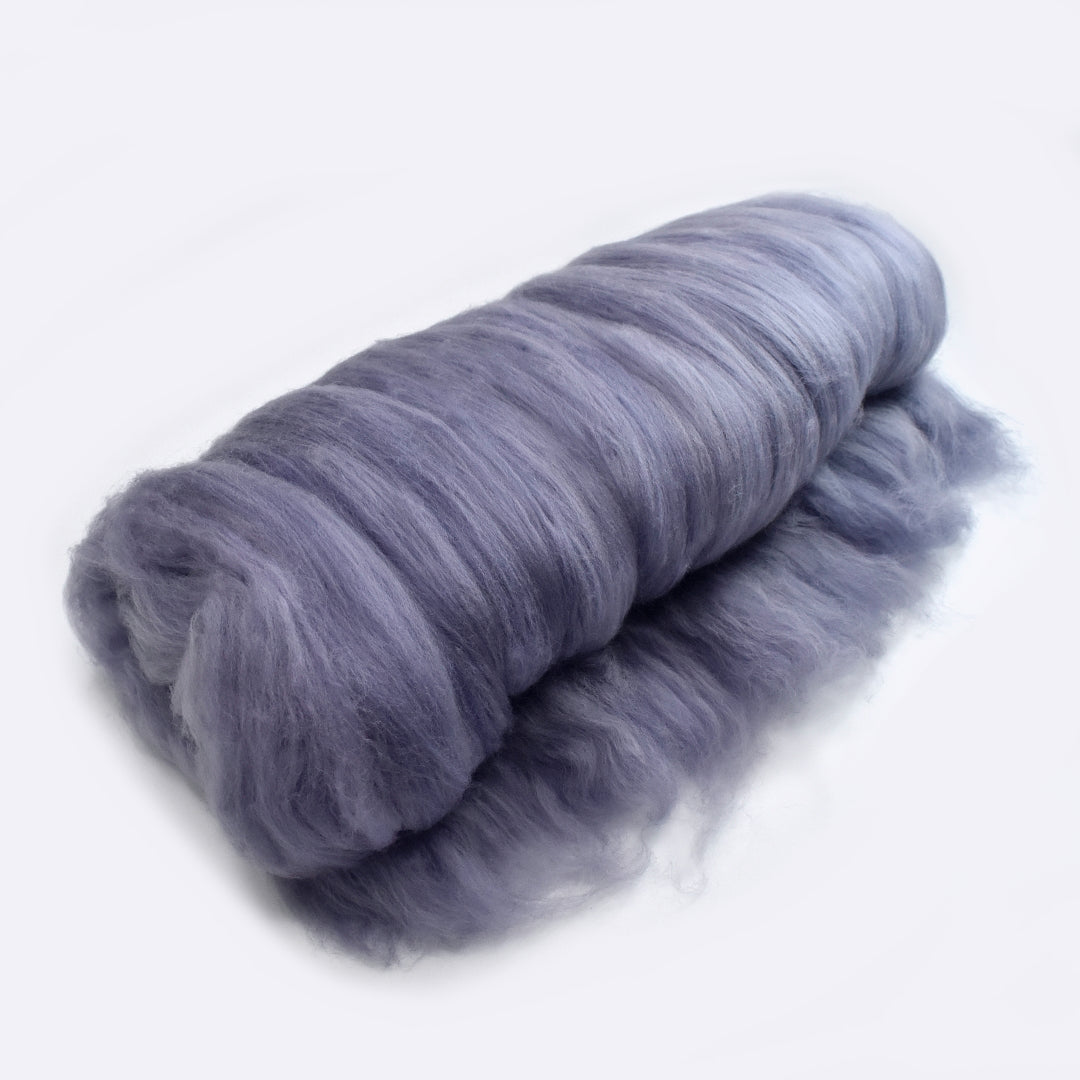 Tasmanian Merino Wool Carded Batts Hand Dyed Storm Clouds| Merino Wool Batts | Sally Ridgway | Shop Wool, Felt and Fibre Online