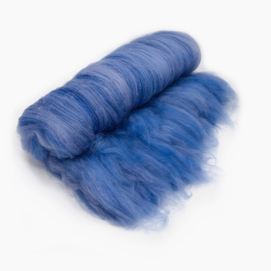 Tasmanian Merino Wool Carded Batts - Indigo| Merino Wool Batts | Sally Ridgway | Shop Wool, Felt and Fibre Online