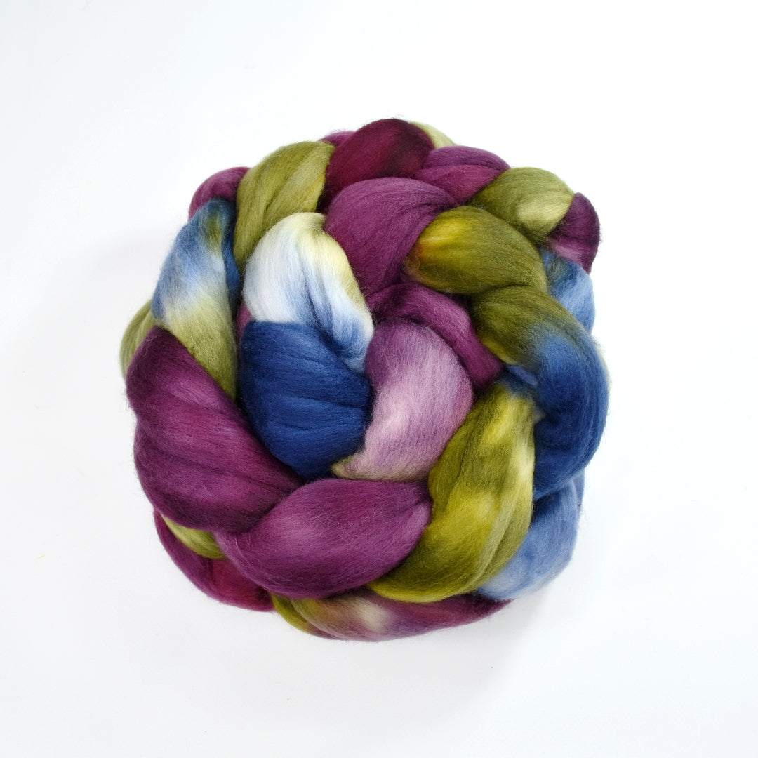 Tasmanian Merino Wool Combed Top (Roving) Royal 13400-Merino wool tops-2-100 grams-Sally Ridgway Designs in Felt &amp; Fibre