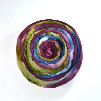 Tasmanian Merino Wool Combed Top (Roving) Royal 13400-Merino wool tops-1-100 grams-Sally Ridgway Designs in Felt &amp; Fibre