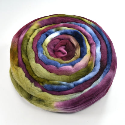 Tasmanian Merino Wool Combed Top (Roving) Royal 13400-Merino wool tops-3-100 grams-Sally Ridgway Designs in Felt &amp; Fibre