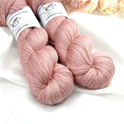 Tea Rose Alpaca Silk Lace| Alpaca Silk Lace | Sally Ridgway | Shop Wool, Felt and Fibre Online