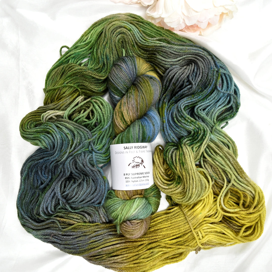 8 Ply Supreme Sock in Thicket| 8 Ply Supreme Sock | Sally Ridgway | Shop Wool, Felt and Fibre Online